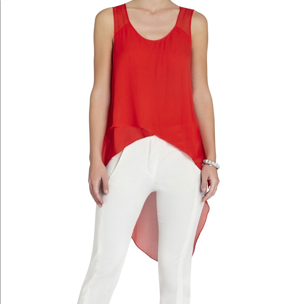 Slate colored BCBG top size XS. Like new!